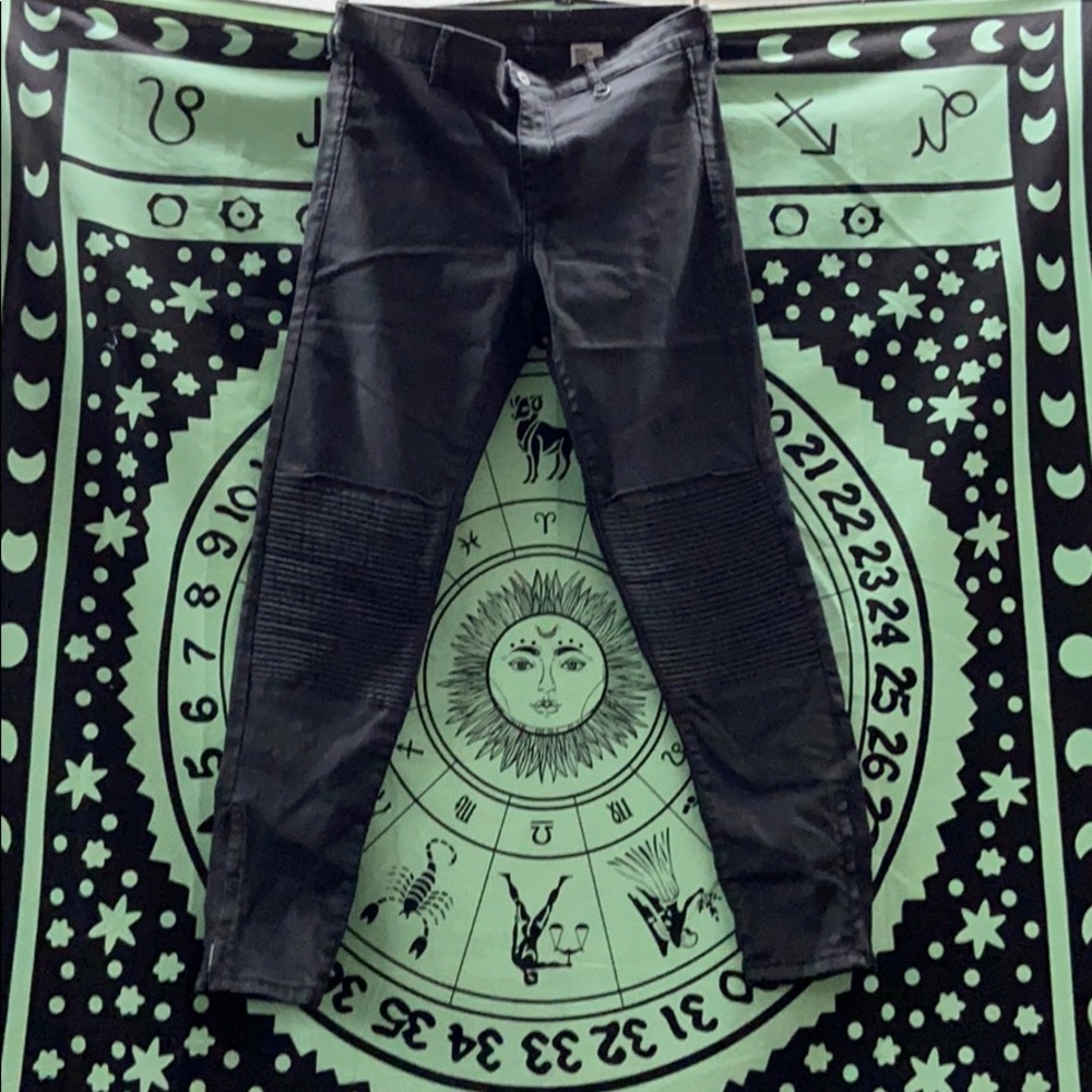 H&M waxed type jean